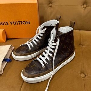 Louis Vuitton Stellar High Boot Brown Monogram